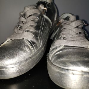 Dolce Vita Silver Sneakers
